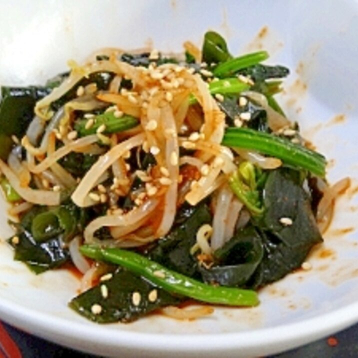 冷蔵庫整理の朝食メニュー♪ 簡単「ナムル」